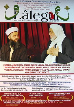 Lalegül Aylık İlim Kültür ve Fikir Dergisi Sayı:15 Mayıs 2014