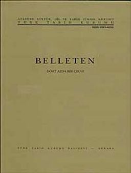 Belleten Cilt:LIV-Sayı:224 Nisan 1995
