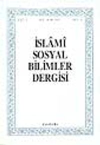 İslami Sosyal Bilimler Dergisi 1993 Cilt:1 Sayı:2