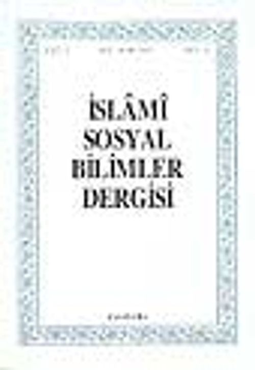 İslami Sosyal Bilimler Dergisi 1993 Cilt:1 Sayı:2