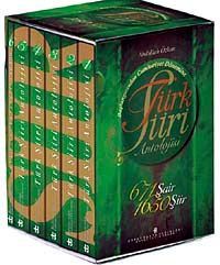 Başlangıcından Cumhuriyete Türk Şiiri Antolojisi 5 Kitap+1 CD