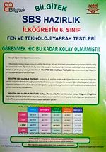 SBS Yaprak Test 6.Sınıf Fen ve Teknoloji / Test-1 (64 Test)