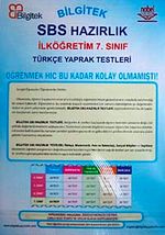 SBS Yaprak Test 7.Sınıf Türkçe / Test-1 (64 Test)