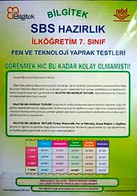 SBS Yaprak Testleri 7.Sınıf Fen ve Teknoloji/ Test-1 (64 Test)