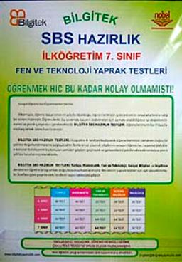SBS Yaprak Testleri 7.Sınıf Fen ve Teknoloji/ Test-1 (64 Test)