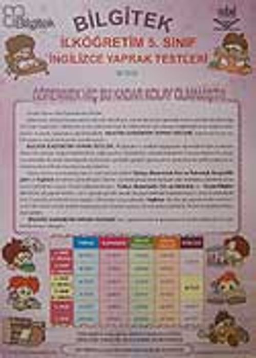 SBS Yaprak Test 5.Sınıf İngilizce / Test-1 (36 Test)