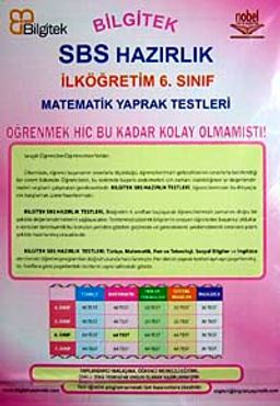 SBS Yaprak Testler 6.Sınıf Matematik / Test-1 (64 Test)