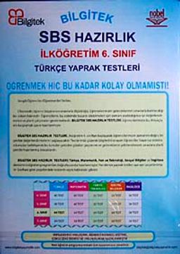 SBS Yaprak Testler 6.Sınıf Türkçe/ Test-1 (64 Test)