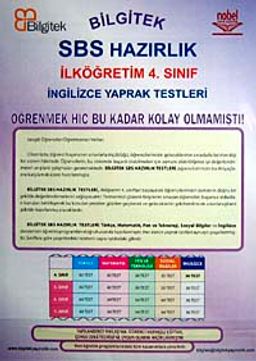 SBS Yaprak Testler 4.Sınıf İngilizce / Test-1(36 Test)