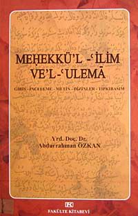 Mehekkü'l -'ilim Ve'l-'Ulema