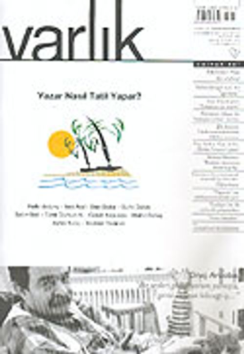 Varlık Aylık Edebiyat ve Kültür Dergisi / Ağustos 2005