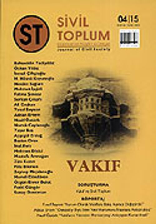 Sayı: 15 / Sivil Toplum Düşünce ve Araştırma Dergisi