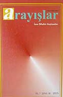 Sayı:14 Yıl:2005 Arayışlar İnsan Bilimleri Araştırmaları