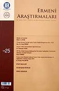 Sayı:25 Ermeni Araştırmaları-2007