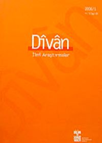 Divan/  İlmi Araştırmalar Sayı:20/Yıl:11/2006/1