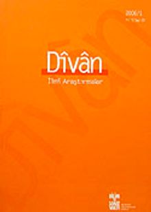 Divan/  İlmi Araştırmalar Sayı:20/Yıl:11/2006/1