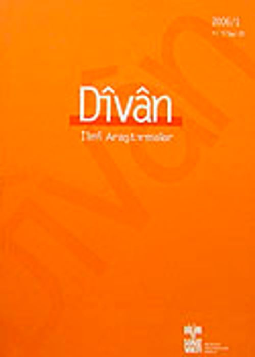 Divan/  İlmi Araştırmalar Sayı:20/Yıl:11/2006/1