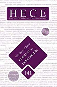 Sayı:141 Eylül 2008 Hece Aylık Edebiyat Dergisi
