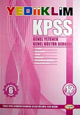 KPSS Genel Yetenek-Genel Kültür Dergisi-12