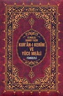 Kur'an-ı Kerim ve Yüce Meali (Orta Boy-Fihristli