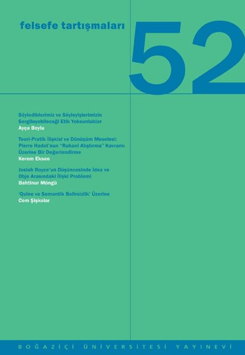 Felsefe Tartışmaları 52