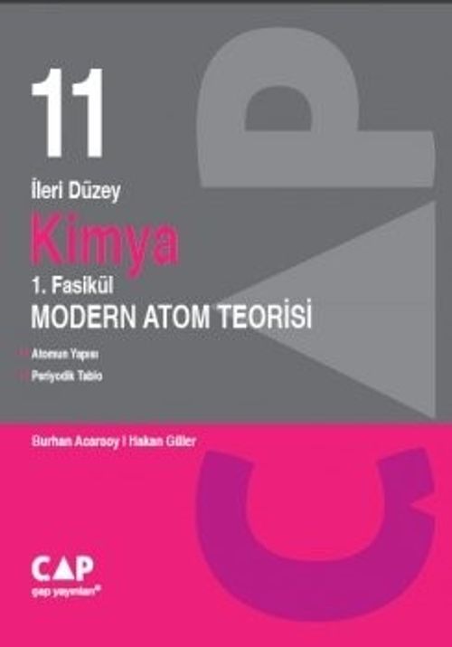 11. Sınıf Kimya İleri Düzey 1. Fasikül Modern Atom Teorisi