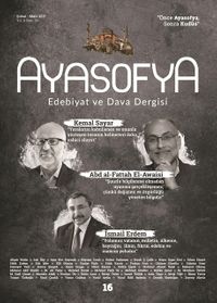 Ayasofya Dergisi Sayı 16