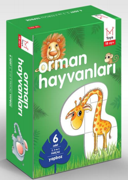 Orman Hayvanları / Bebek Yapboz
