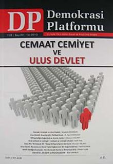 Demokrasi Platformu/Sayı:23 Yıl:6 Yaz 2010/Üç Aylık Fikir-Kültür-Sanat ve Araştırma Dergisi