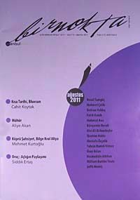 Bir Nokta / Aylık Edebiyat Dergisi / Yıl: 11 / Sayı:115 Ağustos 2011