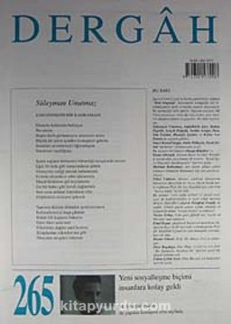 Dergah Edebiyat Sanat Kültür Dergisi Sayı:265 Mart 2012
