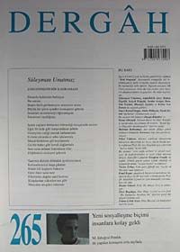 Dergah Edebiyat Sanat Kültür Dergisi Sayı:265 Mart 2012
