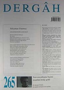 Dergah Edebiyat Sanat Kültür Dergisi Sayı:265 Mart 2012