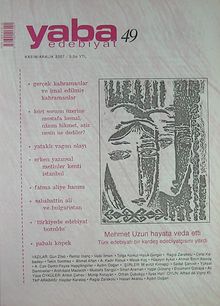Yaba Edebiyat Sayı:49 Kasım-Aralık 2007