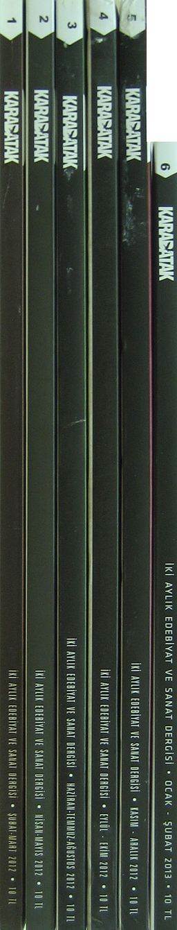 Karabatak İki Aylık Edebiyat ve Sanat Dergisi (6 Sayı)