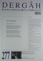 Dergah Edebiyat Sanat Kültür Dergisi Sayı:277 Mart 2013