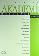 Kubbealtı Akademi Mecmuası Nisan 2013 Yıl:42 Sayı: 166