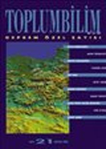Toplumbilim/ Deprem Özel Sayısı