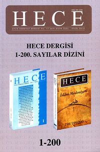 Hece Dergisi 1-200. Sayılar Dizini