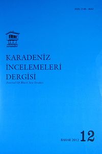 Karadeniz İncelemeleri Dergisi Sayı:12 Bahar 2012