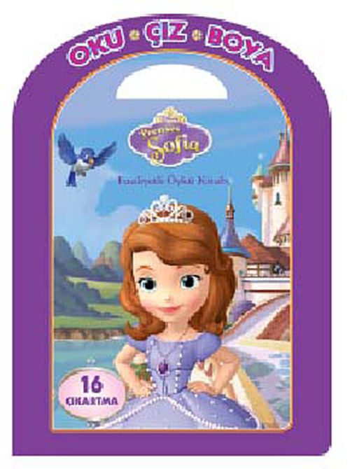 Disney Oku Çiz Boya Prenses Sofia / Faaliyetli Öykü Kitabı