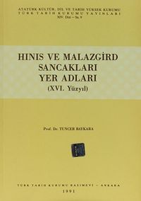 Hınıs ve Malazgird Sancakları Yer Adları (XVI.Yüzyıl) /13-Z-158