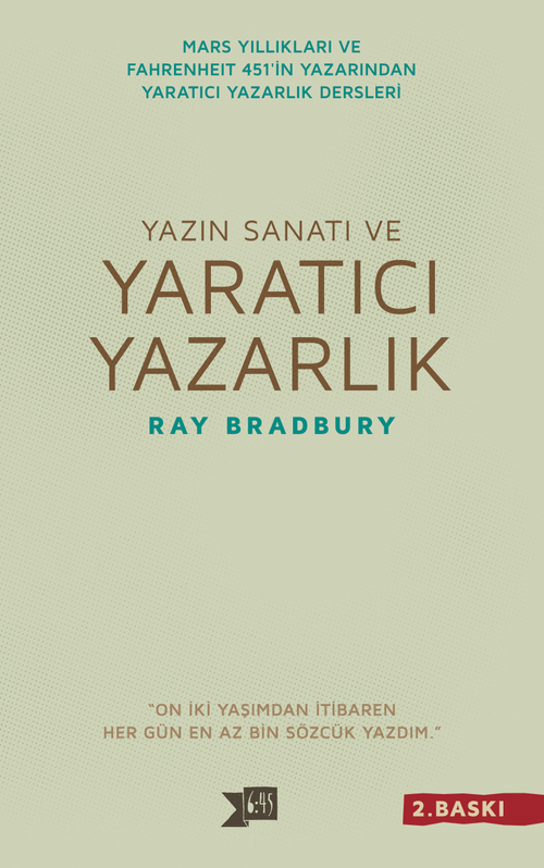 Yazın Sanatı ve Yaratıcı Yazarlık
