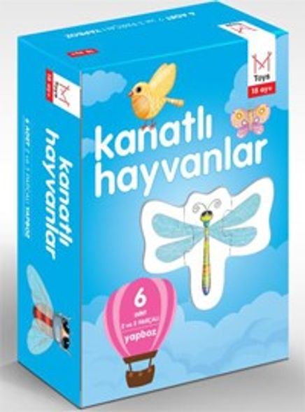 Kanatlı Hayvanlar / Bebek Yapboz