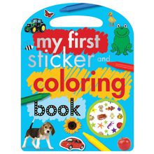 My First Sticker and Colouring Book