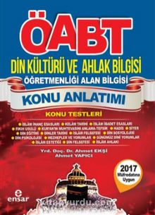 2017 ÖABT Din Kültürü ve Ahlak Bilgisi Öğretmenliği Alan Bilgisi Konu Anlatımı - Dr. Ahmet Ekşi