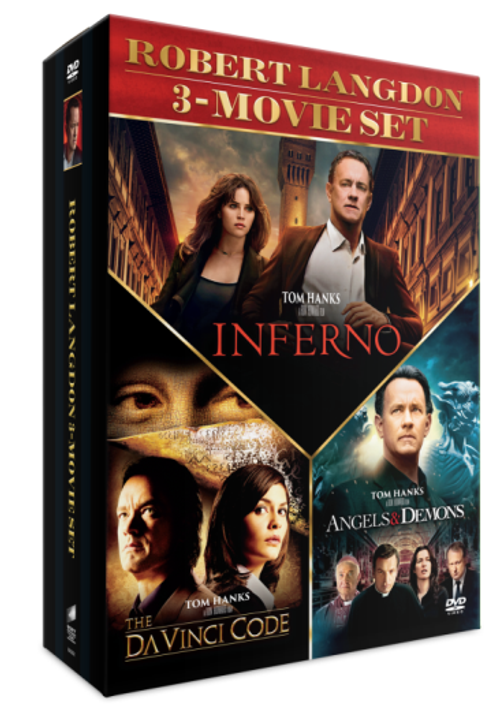 Robert Langdon (3 Film Set) (Da Vinci Şifresi - Melekler ve Şeytanlar - Cehennem)