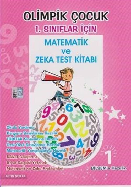 Olimpik Çocuk 1. Sınıflar İçin Matematik ve Zeka Test Kitabı 