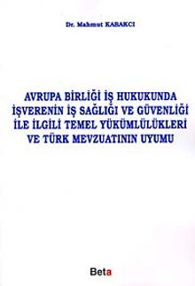Avrupa Birliği İş Hukukunda İşverenin İş Sağlığı ve Güvenliği ile İlgili Temel Yükümlülükleri ve Türk Mevzuatının Uyumu