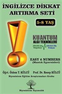 İngilizce Dikkat Artırma Seti 6. Kitap & Easy 6 Numbers (Mantık Egzersizleri)